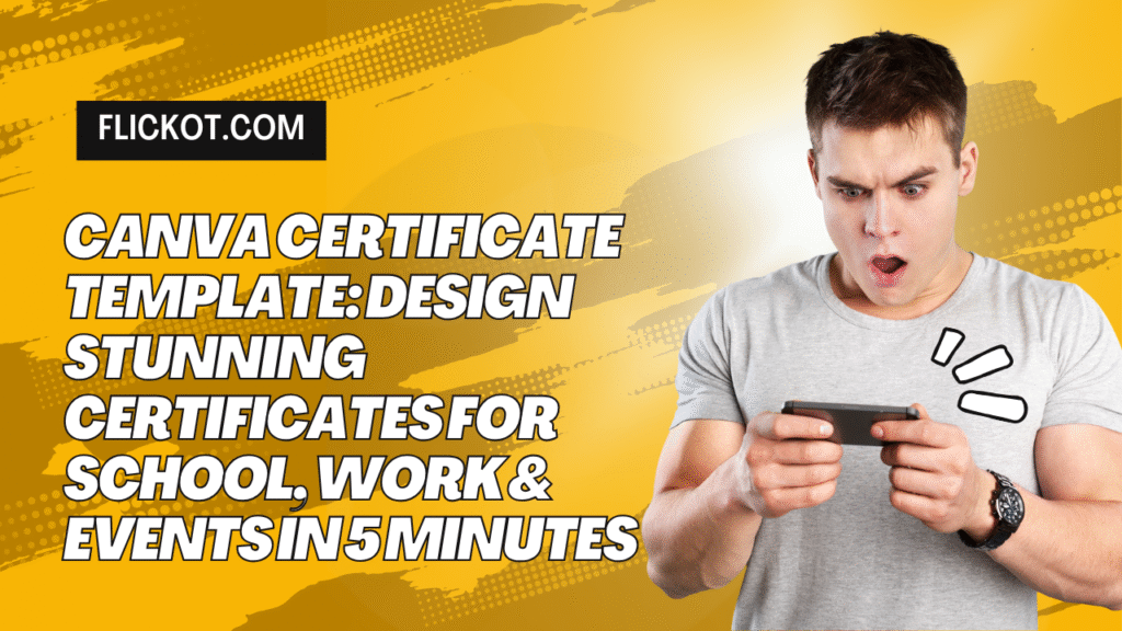 Canva Certificate Template: Design Stunning Certificates for School, Work & Events in 5 Minutes 1 Canva Certificate Template Design Stunning Certificates for School, Work & Events in 5 Minutes